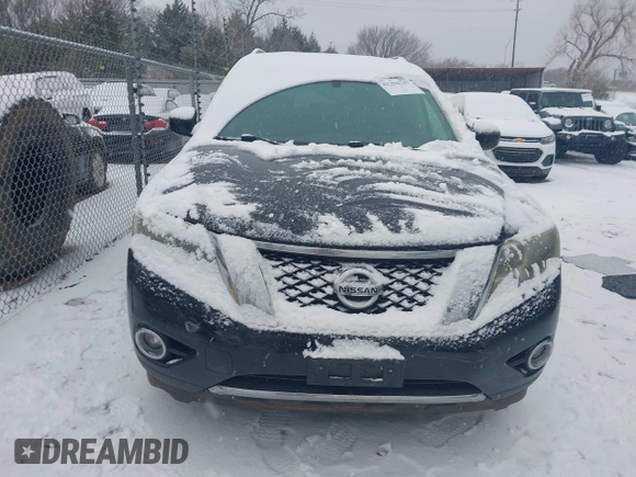 2015 Nissan Pathfinder Platinum with VIN 5N1AR2MM2FC639602, listed as a IAAI auction lot 41294747 with 119,925 mi miles and . Bid and sale history available at DreamBid. Image 12.