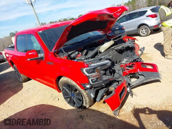 2019 Ford F-150 XL with VIN 1FTEW1E47KFC30060, listed as a IAAI auction lot 41805523 with 67,074 mi miles. Bid and sale history available at carsss.com. Image 1.