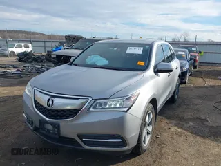 2016 Acura MDX with VIN 5FRYD3H25GB003842, listed as a IAAI auction lot 41337119 with 90,861 mi miles. Bid and sale history available at carsss.com. Image 6.