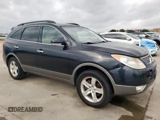 2008 Hyundai Veracruz GLS with VIN KM8NU73C78U045963, listed as a Copart auction lot 54604385 with 112,498 mi miles and Salvage title. Bid and sale history available at DreamBid. Image 4.