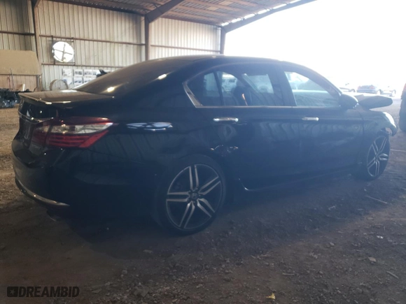 2017 Honda Accord Sedan Sport with VIN 1HGCR2F54HA275962, listed as a Copart auction lot 87047934 with 99,680 mi miles and Salvage Title. Bid and sale history available at carsss.com. Image 3.