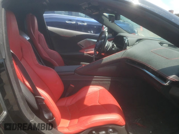 2021 Chevrolet Corvette 2LT with VIN 1G1YB2D48M5115825, listed as a Copart auction lot 59955344 with 8,708 mi miles and Salvage Title. Bid and sale history available at carsss.com. Image 10.