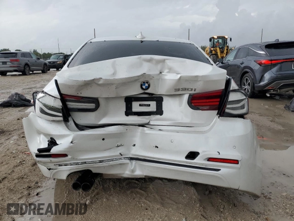2018 BMW 3 Series 330i with VIN WBA8B9C56JEE82888, listed as a Copart auction lot 62343025 with 40,851 mi miles and Salvage title. Bid and sale history available at DreamBid. Image 6.