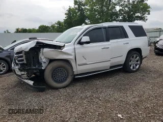 2019 Cadillac Escalade Luxury with VIN 1GYS4BKJ1KR301383, listed as a Copart auction lot 64441295 with 52,580 mi miles and Salvage title. Bid and sale history available at DreamBid. Image 1.