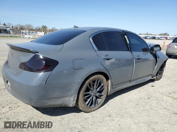 2008 Infiniti G35 Journey with VIN JNKBV61E18M227076, listed as a Copart auction lot 48754565 with 174,518 mi miles and Salvage Title. Bid and sale history available at DreamBid. Image 3.