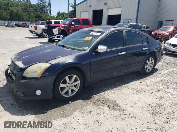 2005 Nissan Maxima 3.5 SL with VIN 1N4BA41E15C835186, listed as a Copart auction lot 64555314 with 163,338 mi miles and Salvage Title. Bid and sale history available at carsss.com. Image 1.