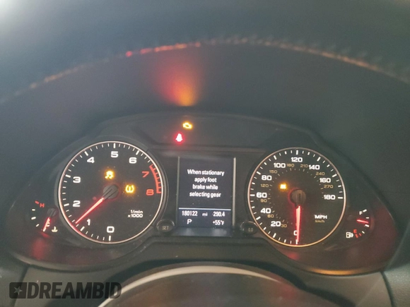 2010 Audi Q5 Premium Plus with VIN WA1LKAFP4AA105437, listed as a Copart auction lot 47547255 with 180,122 mi miles and Salvage title. Bid and sale history available at DreamBid. Image 9.