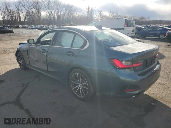 2021 BMW 3 Series 330i xDrive with VIN WBA5R7C03MFK53782, listed as a Copart auction lot 43903465 with 48,445 mi miles and Salvage Title. Bid and sale history available at carsss.com. Image 2.