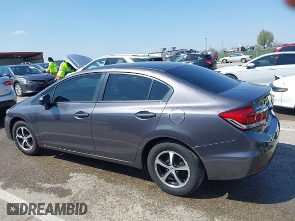 2015 Honda Civic Sedan SE with VIN 19XFB2F78FE224203, listed as a IAAI auction lot 41963091 with 94,200 mi miles. Bid and sale history available at carsss.com. Image 14.