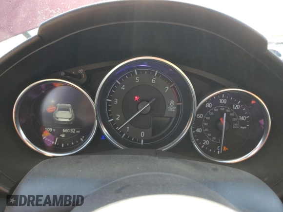 2017 Mazda MX-5 Miata Club with VIN JM1NDAL78H0100190, listed as a Copart auction lot 73037454 with 66,132 mi miles and Salvage title. Bid and sale history available at DreamBid. Image 9.