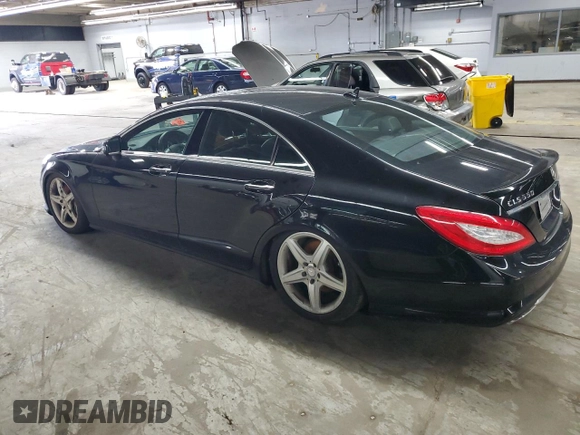 2014 Mercedes-Benz CLS 550 with VIN WDDLJ9BB7EA116607, listed as a Copart auction lot 63664765 with 94,014 mi miles and Clean title. Bid and sale history available at DreamBid. Image 2.