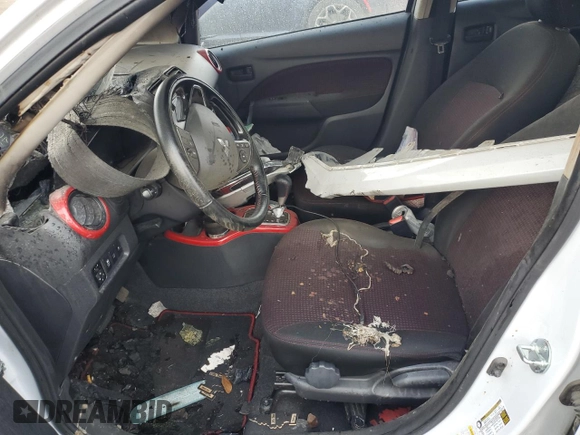 2023 Mitsubishi Mirage Black Edition with VIN ML32AWHJ7PH004793, listed as a Copart auction lot 44710115 with Not provided miles and Salvage title. Bid and sale history available at DreamBid. Image 7.