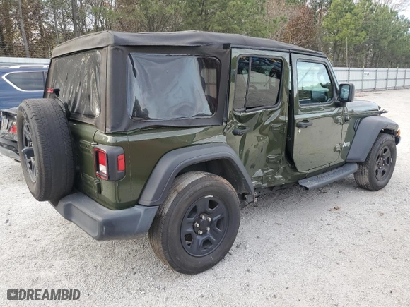 2021 Jeep Wrangler Unlimited Willys with VIN 1C4HJXDNXMW502256, listed as a Copart auction lot 84746614 with 25,664 mi miles and Clean Title. Bid and sale history available at carsss.com. Image 3.