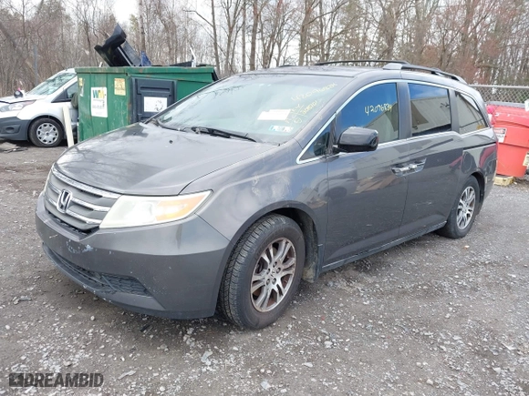 2012 Honda Odyssey EX with VIN 5FNRL5H42CB086159, listed as a IAAI auction lot 42096834 with 208,701 mi miles. Bid and sale history available at carsss.com. Image 17.