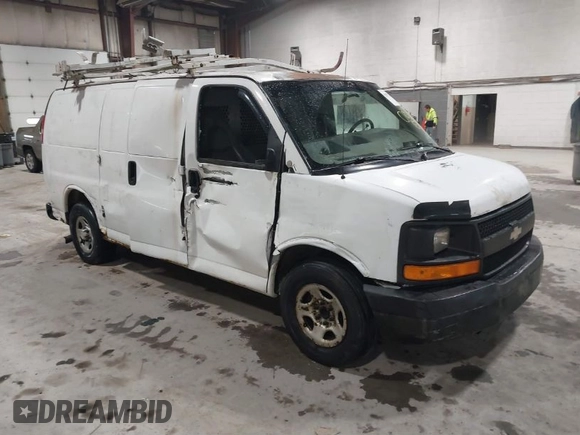 2006 Chevrolet Express Cargo with VIN 1GCFG15X861262059, listed as a IAAI auction lot 41803770 with 199,997 mi miles and . Bid and sale history available at DreamBid. Image 1.
