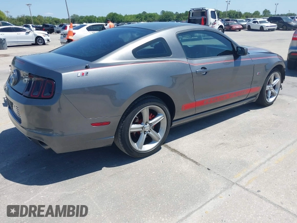 2014 Ford Mustang V6 with VIN 1ZVBP8AM4E5291307, listed as a IAAI auction lot 42026370 with 76,084 mi miles. Bid and sale history available at carsss.com. Image 4.
