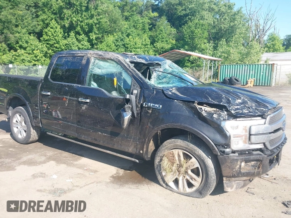 2020 Ford F-150 XL with VIN 1FTEW1E41LFC07150, listed as a IAAI auction lot 42548693 with 59,166 mi miles and . Bid and sale history available at DreamBid. Image 1.