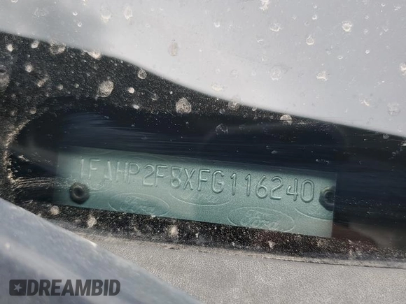 2015 Ford Taurus Limited с VIN 1FAHP2F8XFG116240, выставлен на аукционе Copart как лот 62754465 с пробегом 225 350 миль миль и Чистый • Clean title. История ставок и продаж доступна на DreamBid. Изображение 12.