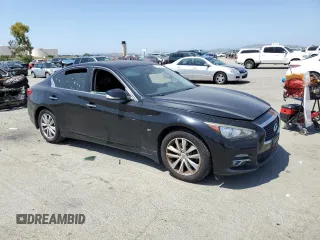 2015 Infiniti Q50 Premium z VIN JN1BV7AR0FM393311, wystawiony jako Copart lot #55254515 z przebiegiem 206 120 mil mil oraz Szkoda całkowita • Salvage title. Historia ofert i sprzedaży dostępna na DreamBid. Obrazek 4.