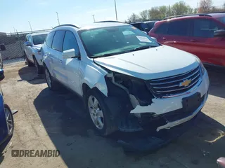 2017 Chevrolet Traverse LT with VIN 1GNKRGKD6HJ100575, listed as a IAAI auction lot 42084404 with 114,152 mi miles and . Bid and sale history available at DreamBid. Image 1.