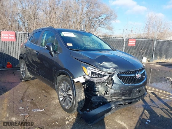 2018 Buick Encore Essence with VIN KL4CJCSM3JB723482, listed as a IAAI auction lot 41134900 with 28376 miles. Bid and sale history available at carsss.com. Image 1.