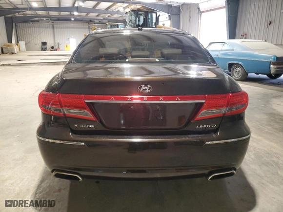 2011 Hyundai Azera Limited with VIN KMHFC4DF0BA526693, listed as a Copart auction lot 74749154 with 134,613 mi miles and Salvage Title. Bid and sale history available at carsss.com. Image 6.