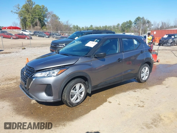 2024 Nissan Kicks S with VIN 3N1CP5BVXRL493865, listed as a IAAI auction lot 41676577 with 23,676 mi miles and . Bid and sale history available at carsss.com. Image 18.