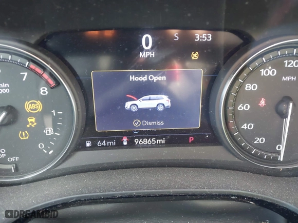 2020 Cadillac XT6 FWD Premium Luxury with VIN 1GYKPCRS8LZ129799, listed as a IAAI auction lot 41602536 with 96,865 mi miles. Bid and sale history available at carsss.com. Image 7.
