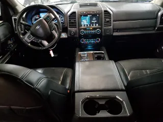 2018 Ford Expedition Platinum with VIN 1FMJU1MT4JEA01512, listed as a Copart auction lot 43739555 with 118,964 mi miles and Salvage Title. Bid and sale history available at carsss.com. Image 8.