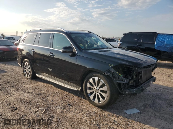 2019 Mercedes-Benz GLS 450 with VIN 4JGDF6EE3KB219531, listed as a Copart auction lot 55700725 with 120,428 mi miles and Salvage Title. Bid and sale history available at DreamBid. Image 4.