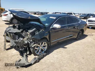 2019 Chevrolet Impala Premier with VIN 1G1105S33KU105760, listed as a Copart auction lot 52459555 with 112,039 mi miles and Salvage title. Bid and sale history available at DreamBid. Image 1.