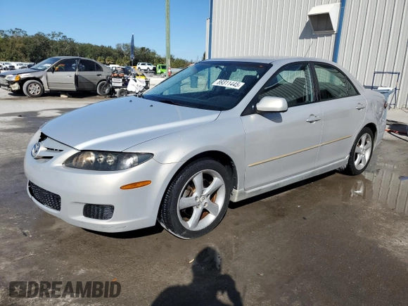 2007 Mazda 6 i Touring with VIN 1YVHP80C375M24948, listed as a Copart auction lot 89311445 with 91,227 mi miles and Salvage Title. Bid and sale history available at DreamBid. Image 1.