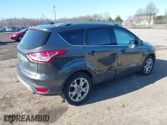 2015 Ford Escape Titanium with VIN 1FMCU9J9XFUB46843, listed as a IAAI auction lot 41800938 with 91,034 mi miles. Bid and sale history available at carsss.com. Image 4.
