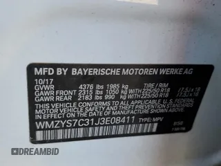 2018 MINI Countryman Cooper z VIN WMZYS7C31J3E08411, wystawiony jako Copart lot #43066195 z przebiegiem 39 451 mil mil oraz Szkoda całkowita • Salvage title. Historia ofert i sprzedaży dostępna na DreamBid. Obrazek 13.