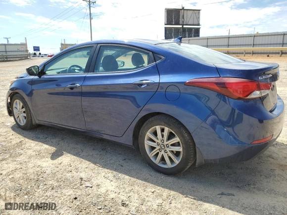 2015 Hyundai Elantra SE with VIN 5NPDH4AE1FH630357, listed as a Copart auction lot 50327355 with 114,596 mi miles and Salvage Title. Bid and sale history available at carsss.com. Image 2.