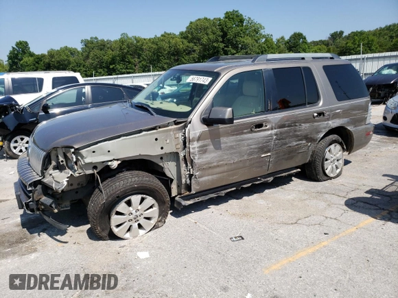 2006 Mercury Mountaineer Luxury with VIN 4M2EU47E76UJ06217, listed as a Copart auction lot 56791743 with 109,387 mi miles and Salvage Title. Bid and sale history available at carsss.com. Image 1.