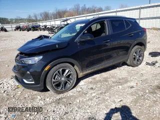 2023 Buick Encore GX Select with VIN KL4MMDS27PB091305, listed as a Copart auction lot 43229424 with 10,471 mi miles and Salvage title. Bid and sale history available at DreamBid. Image 1.