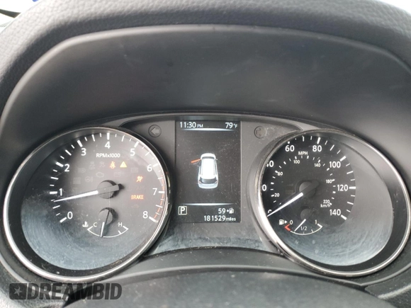 2017 Nissan Rogue S with VIN KNMAT2MT7HP558779, listed as a Copart auction lot 51852015 with 181,529 mi miles and Salvage Title. Bid and sale history available at DreamBid. Image 9.