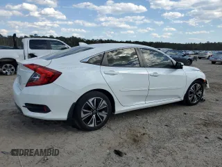 2018 Honda Civic EX-L with VIN JHMFC1F71JX007770, listed as a Copart auction lot 50681835 with 71,808 mi miles and Salvage Title. Bid and sale history available at DreamBid. Image 3.