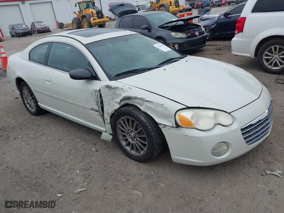 2004 Chrysler Sebring LXi with VIN 4C3AG52H24E104341, listed as a IAAI auction lot 41514195 with 126,797 mi miles. Bid and sale history available at carsss.com. Image 1.