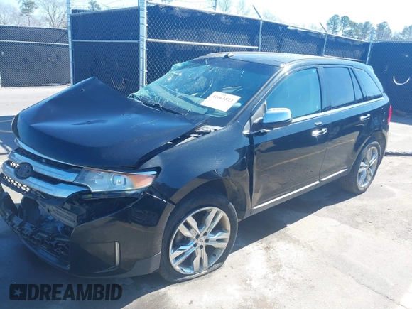 2014 Ford Edge Limited with VIN 2FMDK3KC9EBA01900, listed as a IAAI auction lot 41661823 with 211,598 mi miles. Bid and sale history available at carsss.com. Image 2.