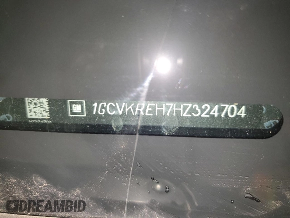 2017 Chevrolet Silverado 1500 LT with VIN 1GCVKREH7HZ324704, listed as a Copart auction lot 53108455 with 134,840 mi miles and Salvage Title. Bid and sale history available at DreamBid. Image 13.