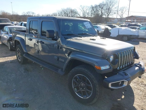 2021 Jeep Gladiator Overland with VIN 1C6HJTFG0ML507773, listed as a IAAI auction lot 41617970 with 95,816 mi miles. Bid and sale history available at carsss.com. Image 1.