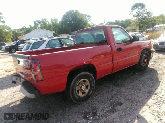 2004 Chevrolet Silverado 1500 Work Truck with VIN 1GCEC14X54Z295107, listed as a IAAI auction lot 42136228 with 200,394 mi miles. Bid and sale history available at carsss.com. Image 4.