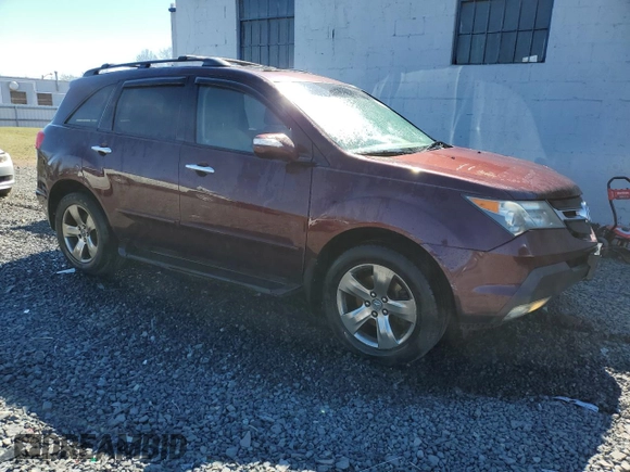 2009 Acura MDX Sport/Entertainment Pkg with VIN 2HNYD288X9H511134, listed as a Copart auction lot 49831475 with 197,777 mi miles and Salvage Title. Bid and sale history available at carsss.com. Image 4.