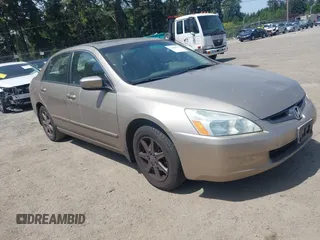 2004 Honda Accord EX z VIN 1HGCM665X4A100289, wystawiony jako IAAI lot #42483175 z przebiegiem 115 196 mil mil oraz . Historia ofert i sprzedaży dostępna na DreamBid. Obrazek 1.