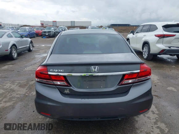 2013 Honda Civic LX with VIN 2HGFB2F53DH594735, listed as a IAAI auction lot 41910115 with Not Provided miles and . Bid and sale history available at DreamBid. Image 16.