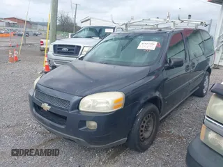 2008 Chevrolet Uplander Cargo with VIN 1GBDV13188D205751, listed as a IAAI auction lot 41917296 with 262,654 mi miles. Bid and sale history available at carsss.com. Image 2.