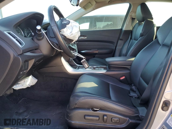 2015 Acura TLX V6 with VIN 19UUB2F39FA021135, listed as a Copart auction lot 47417085 with 104,997 mi miles and Salvage Title. Bid and sale history available at carsss.com. Image 7.