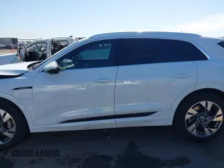 2021 Audi e-tron Premium Plus with VIN WA1LAAGE6MB002079, listed as a IAAI auction lot 42116578 with 48,357 mi miles. Bid and sale history available at carsss.com. Image 14.